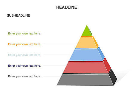 Layered 3D Pyramid Toolbox, Slide 15, 03403, Shapes — PoweredTemplate.com