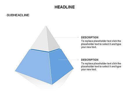 Layered 3D Pyramid Toolbox, Slide 2, 03403, Shapes — PoweredTemplate.com