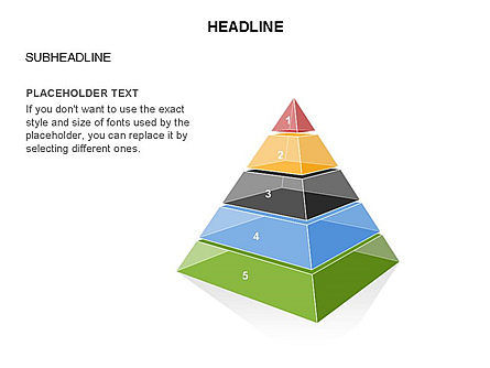 Layered 3D Pyramid Toolbox, Slide 22, 03403, Shapes — PoweredTemplate.com