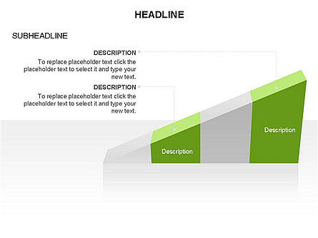Ramp Chart Toolbox, Slide 4, 03404, Stage Diagrams — PoweredTemplate.com