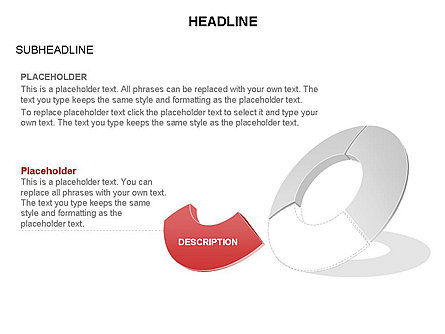 Boîte à outils de tableau Donut, Diapositive 29, 03407, Diagrammes circulaires — PoweredTemplate.com