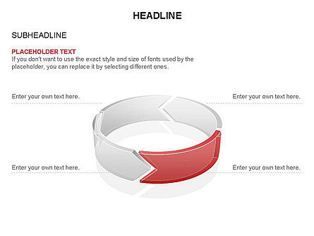 3d cerchio frecce processo Toolbox, Slide 16, 03408, Diagrammi di Processo — PoweredTemplate.com