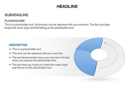 Donut Diagram Toolbox, Slide 52, 03409, Pie Charts — PoweredTemplate.com