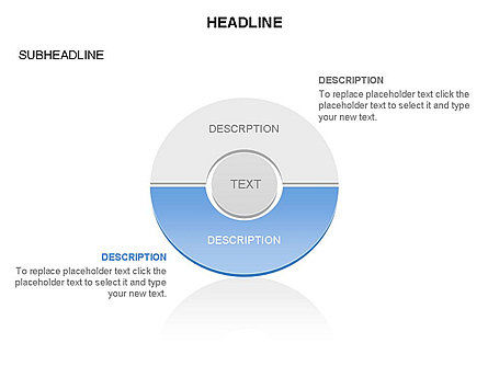 Gráfico de Donuts con Core Toolbox, Diapositiva 2, 03410, Gráficos circulares — PoweredTemplate.com