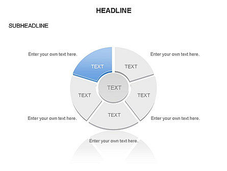 Donut Chart With Core Toolbox, Slide 5, 03410, Pie Charts — PoweredTemplate.com
