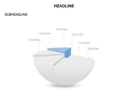 Toolbox Pie Chart Tangga Spherical, Slide 6, 03412, Bagan Bulat — PoweredTemplate.com