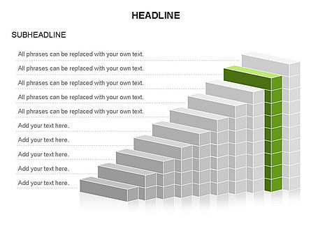Caja de herramientas del diagrama de la escalera, Diapositiva 30, 03413, Gráficos — PoweredTemplate.com