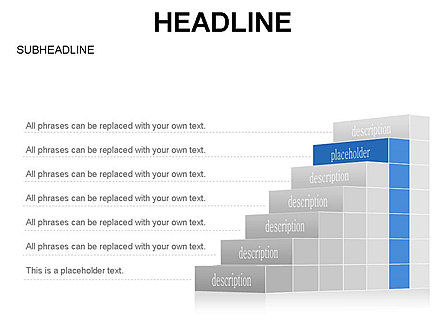 Caja de herramientas del diagrama de la escalera, Diapositiva 7, 03413, Gráficos — PoweredTemplate.com