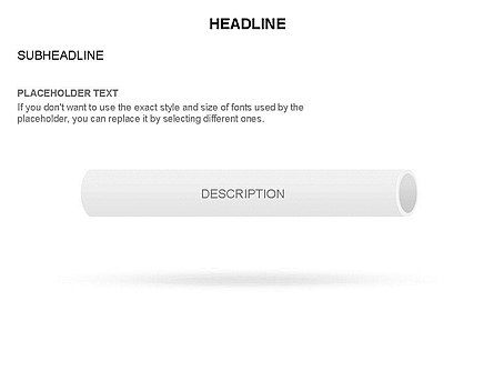 Hollow Cylinder Timeline Toolbox, PowerPoint Template, 03424, Timelines & Calendars — PoweredTemplate.com