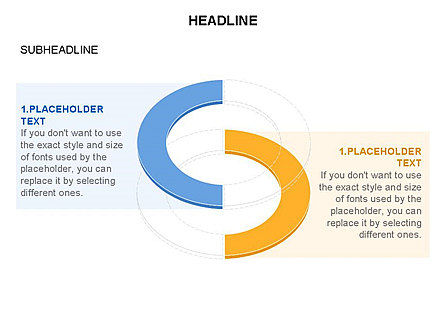 Segmento sectorial y rosquilla, Diapositiva 18, 03427, Gráficos circulares — PoweredTemplate.com