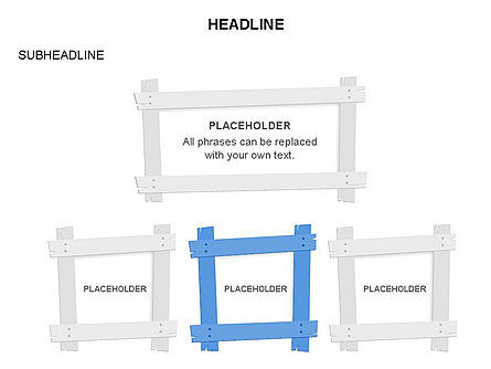 Houten raad frames, Dia 5, 03430, Figuren — PoweredTemplate.com