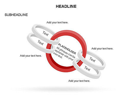 Rings and Chains Diagram, Slide 2, 03436, Stage Diagrams — PoweredTemplate.com