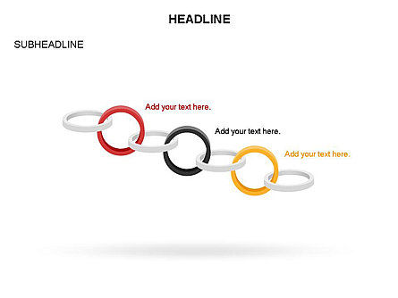 Rings and Chains Diagram, Slide 4, 03436, Stage Diagrams — PoweredTemplate.com