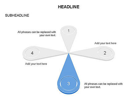 Petalo strumenti diagramma, Slide 2, 03450, Forme — PoweredTemplate.com
