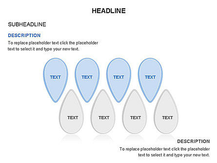 Diagramme de cycle des formes de pétale, Diapositive 23, 03457, Schémas d'étapes — PoweredTemplate.com