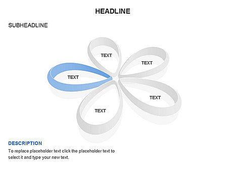 Diagramme de cycle des formes de pétale, Diapositive 3, 03457, Schémas d'étapes — PoweredTemplate.com
