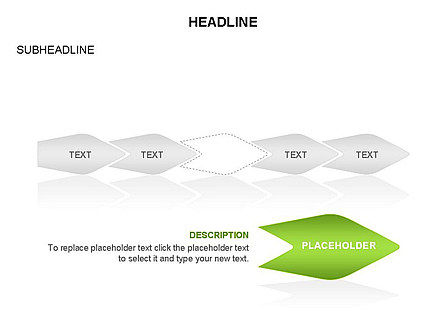 Ink Pen Shape Diagrams, Slide 5, 03460, Business Models — PoweredTemplate.com