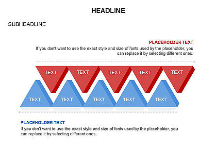 Tableaux de Rhombus, Diapositive 19, 03465, Schémas d'étapes — PoweredTemplate.com