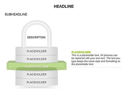Lock Diagram Collection, Slide 24, 03471, Stage Diagrams — PoweredTemplate.com