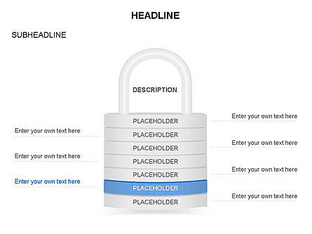 Lock Diagram Collection, Slide 7, 03471, Stage Diagrams — PoweredTemplate.com