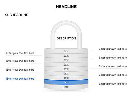 Lock Diagram Collection, Slide 9, 03471, Stage Diagrams — PoweredTemplate.com
