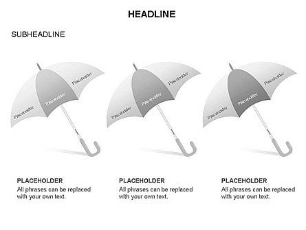 Diagrama de paraguas, Diapositiva 10, 03476, Modelos de negocios — PoweredTemplate.com