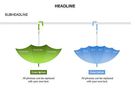 Diagrama de paraguas, Diapositiva 12, 03476, Modelos de negocios — PoweredTemplate.com