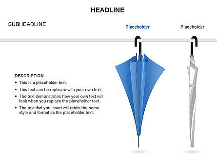 Umbrella Diagram, Slide 26, 03476, Business Models — PoweredTemplate.com