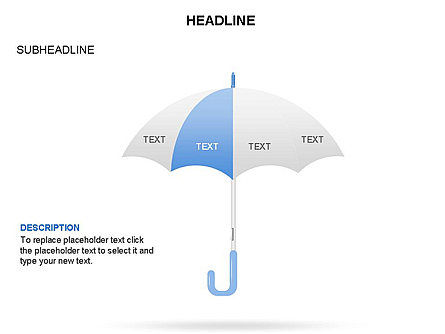 Umbrella-Diagramm, Folie 3, 03476, Business Modelle — PoweredTemplate.com