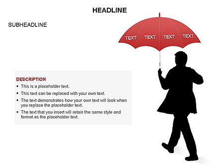 Umbrella Diagram, Slide 8, 03476, Business Models — PoweredTemplate.com