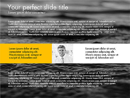 플랫 디자인 프레젠테이션 슬라이드, 슬라이드 15, 03482, 프레젠테이션 템플릿 — PoweredTemplate.com