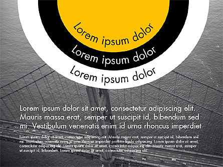Diapositives de présentation conçues à plat, Diapositive 16, 03482, Modèles de présentations — PoweredTemplate.com