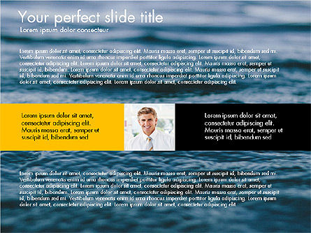 플랫 디자인 프레젠테이션 슬라이드, 슬라이드 7, 03482, 프레젠테이션 템플릿 — PoweredTemplate.com