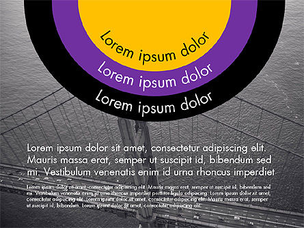 플랫 디자인 프레젠테이션 슬라이드, 슬라이드 8, 03482, 프레젠테이션 템플릿 — PoweredTemplate.com