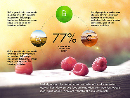 Présentation infographique écologique, Diapositive 5, 03486, Modèles de présentations — PoweredTemplate.com