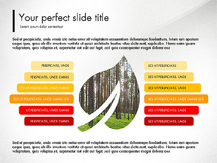Presentación Infografía Ecología, Diapositiva 8, 03486, Plantillas de presentación — PoweredTemplate.com