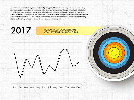 불즈 아이 infographics, 슬라이드 2, 03487, 인포메이션 그래픽 — PoweredTemplate.com