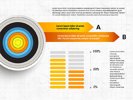 Bullseye Infographics, Slide 5, 03487, Infografis — PoweredTemplate.com