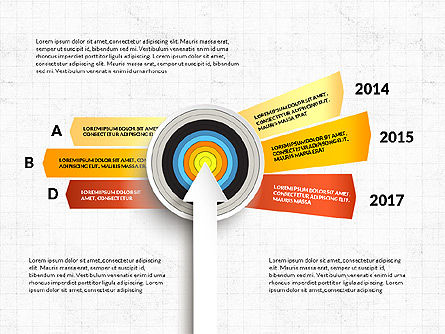 불즈 아이 infographics, 슬라이드 7, 03487, 인포메이션 그래픽 — PoweredTemplate.com