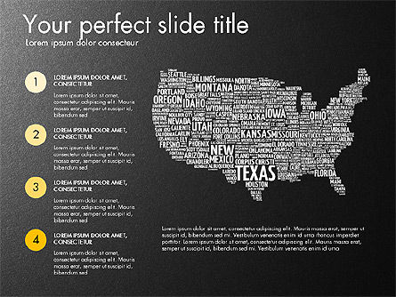 USA Presentation Template, Slide 12, 03488, Presentation Templates — PoweredTemplate.com