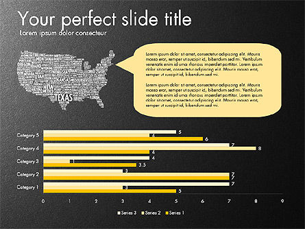 USA Presentation Template, Slide 16, 03488, Presentation Templates — PoweredTemplate.com