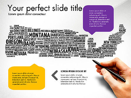 Usa modello di presentazione, Slide 5, 03488, Modelli Presentazione — PoweredTemplate.com