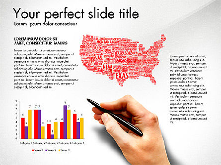 USA Presentation Template, Slide 7, 03488, Presentation Templates — PoweredTemplate.com