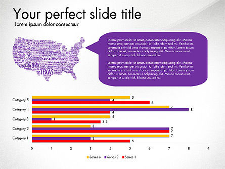 USA Presentation Template, Slide 8, 03488, Presentation Templates — PoweredTemplate.com