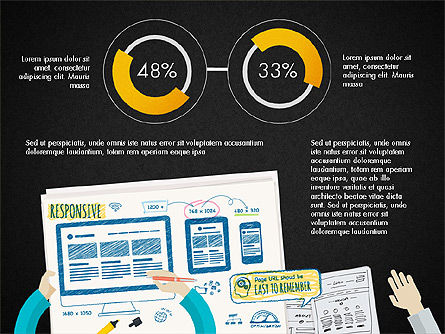 Concept de présentation de rapport créatif, Diapositive 11, 03491, Modèles de présentations — PoweredTemplate.com