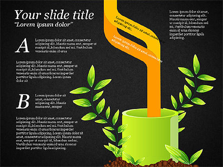 Infografica Sprout, Slide 14, 03492, Infografiche — PoweredTemplate.com