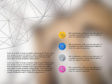평면 디자인의 창의적인 보고서 데크, 슬라이드 7, 03493, 프레젠테이션 템플릿 — PoweredTemplate.com