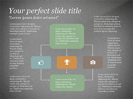 Diagrammes de process, Diapositive 11, 03499, Organigrammes — PoweredTemplate.com