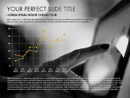 Marketing Presentation with Data Driven Charts, Slide 10, 03504, Presentation Templates — PoweredTemplate.com