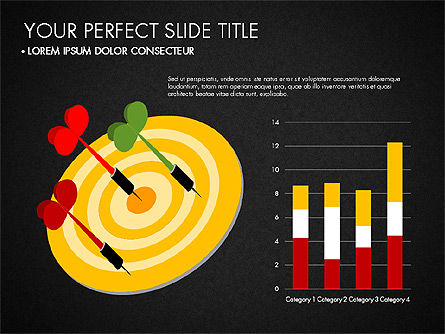 Presentación de marketing con gráficos orientados a datos, Diapositiva 11, 03504, Plantillas de presentación — PoweredTemplate.com